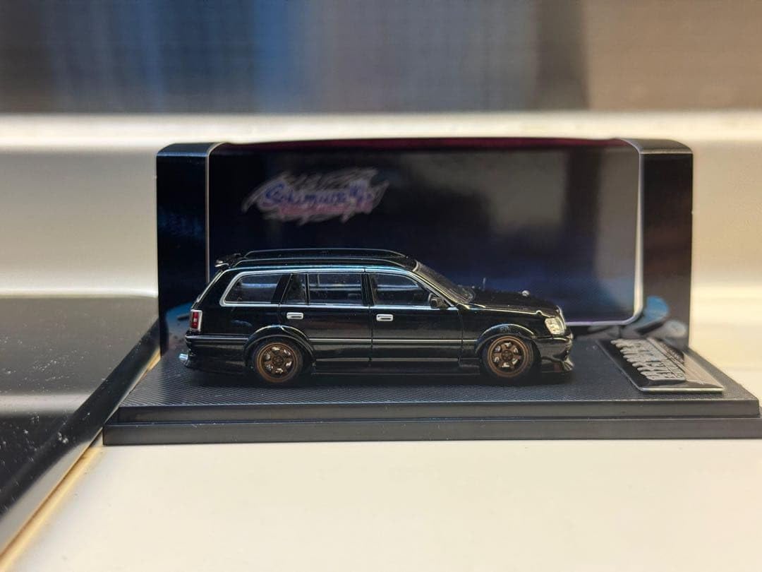 1/64 改 トヨタCrown JZS171 OEM 風 VSKF 関村 Amazon | 1/64 改 トヨタCrown JZS171 ATHLETE風 TE37V 関村